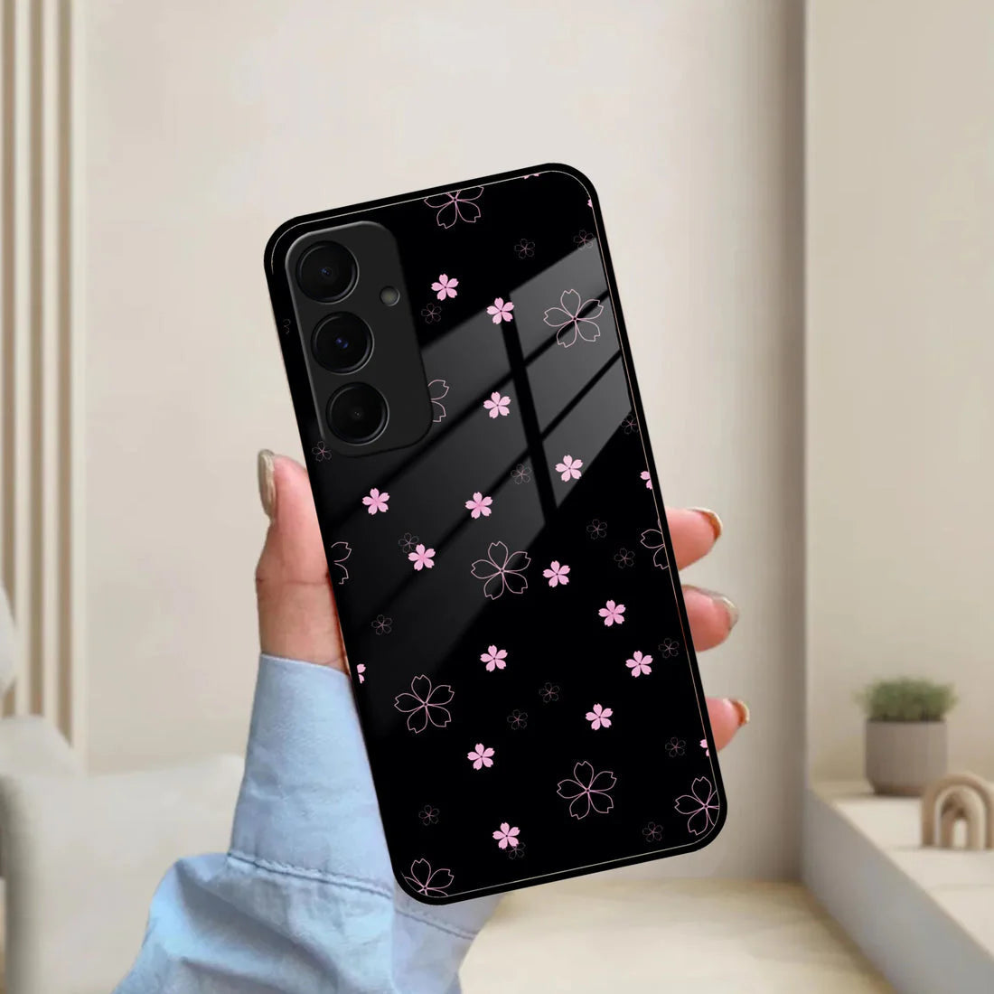 2D Glossy Floral Case 🌸