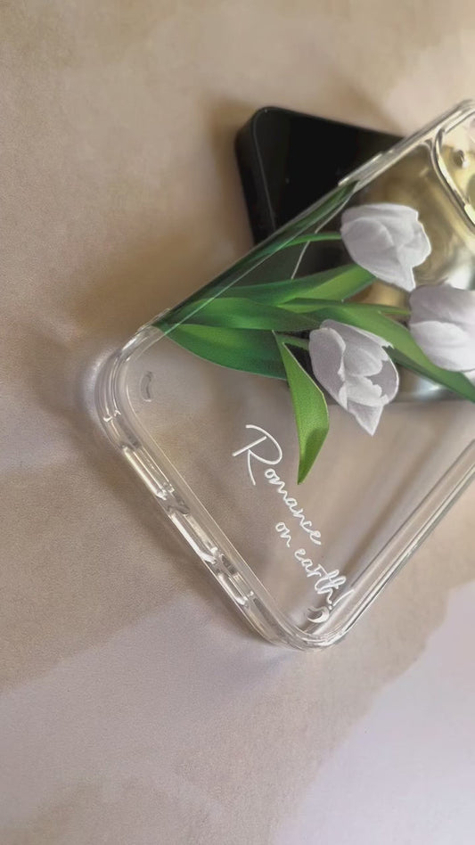Soft Transparent flower design