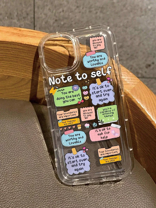 Premium Note to self Case