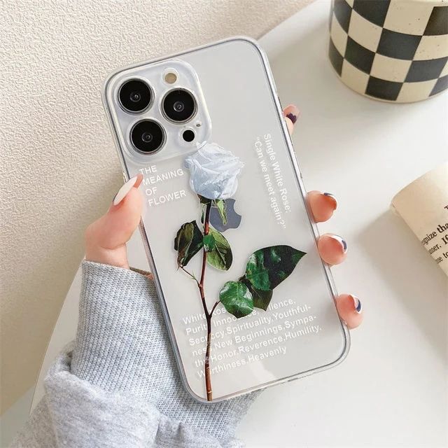Soft Transparent flower design