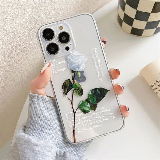 Soft Transparent flower design