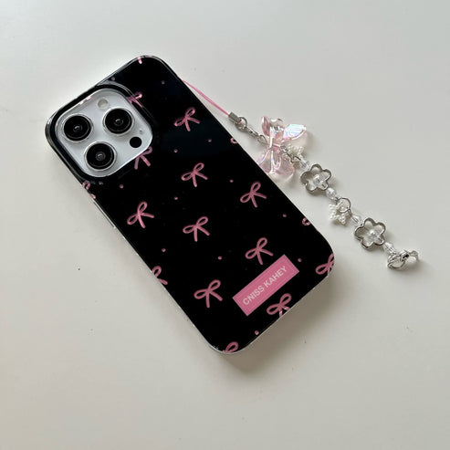 Elegant bow 🎀 Case with charm