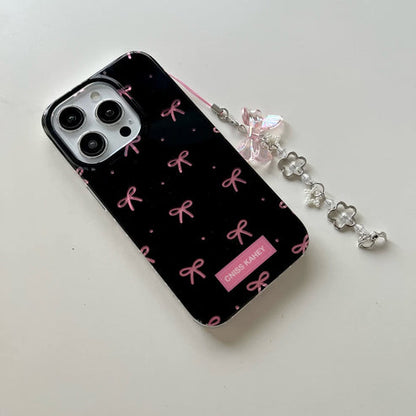 Elegant bow 🎀 Case with charm