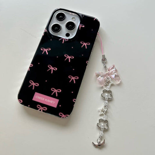 Elegant bow 🎀 Case with charm